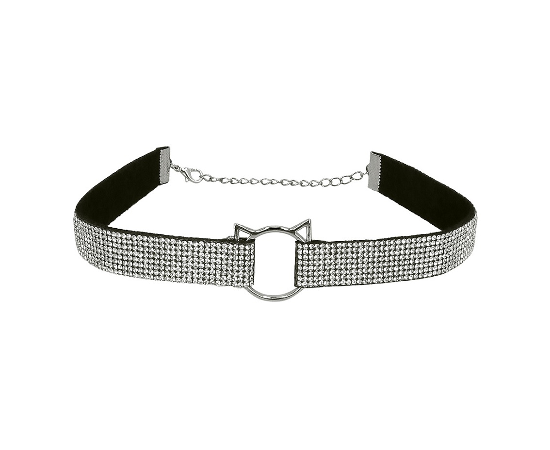 Zestaw Kot diamentowy (tiara, naszyjnik)