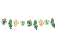 Papierowa girlanda Tropikalne liście (3 m.)