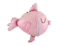 Balon foliowy Różowa Rybka 60x57 cm