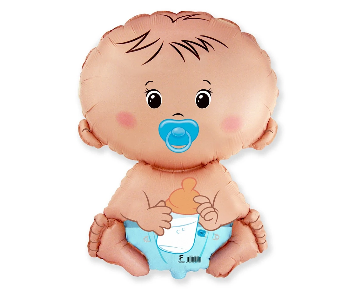 Balon foliowy 24" FX - Bobas Chłopiec, niepakowany