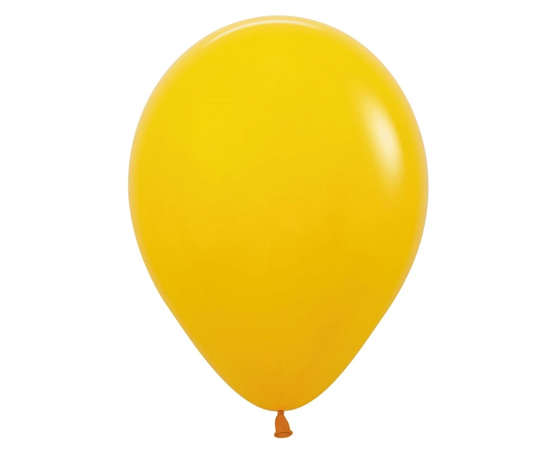 Balony Sempertex 12", (honey yellow) Miodowo-żółte, 50 szt.