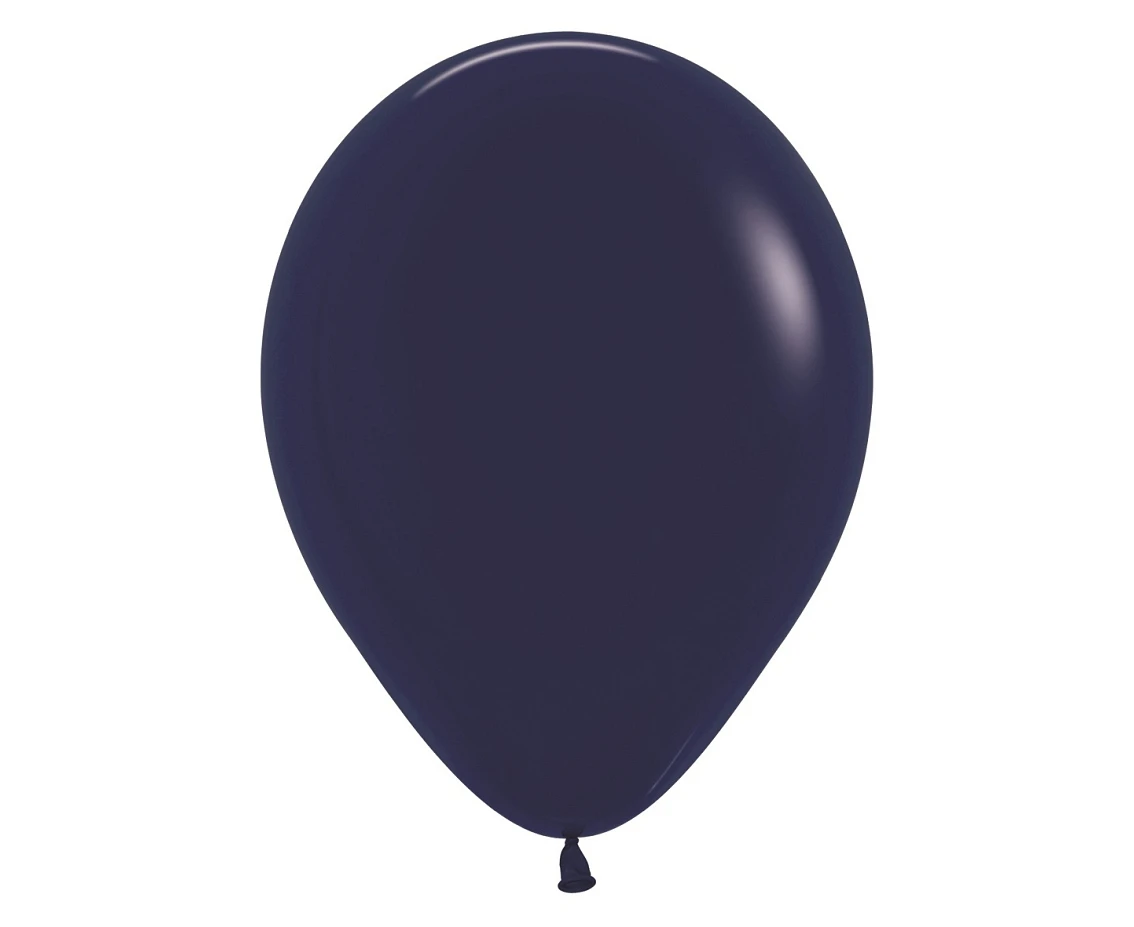 Balony Sempertex 12", (navy blue) Granatowe, 50 szt.