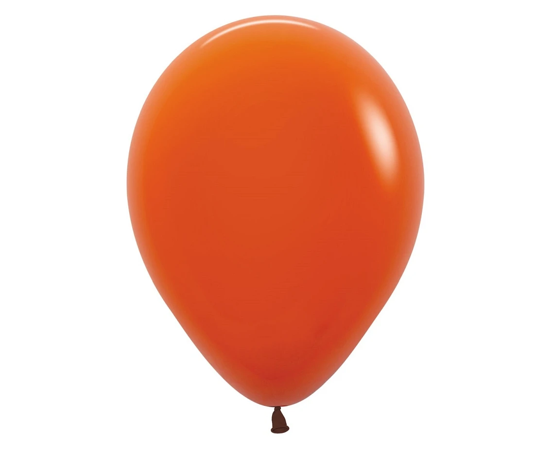 Balony Sempertex 12", (sunset orange) Ciemnopomarańczowe, 50 szt.