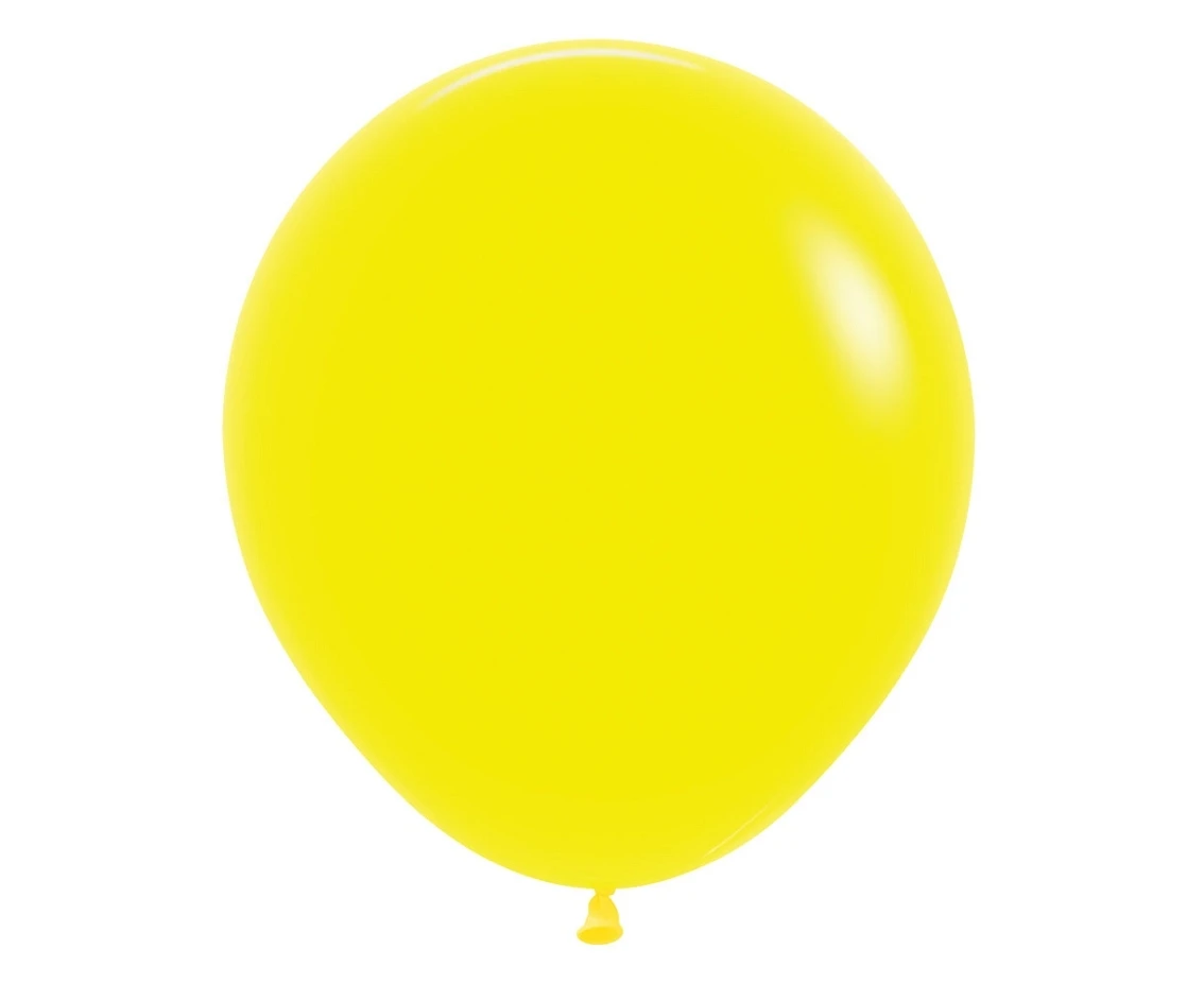 Balony Sempertex 18", (yellow) Żółte, 25 szt.