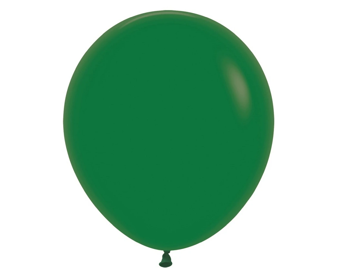 Balony Sempertex 18", (forest green) Butelkowa Zieleń, 25 szt.