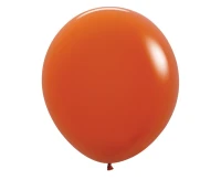 Balony Sempertex 18", (sunset orange) Ciemnopomarańczowe, 25 szt.