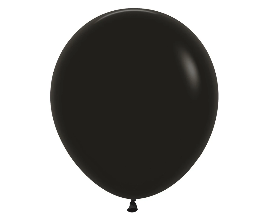 Balony Sempertex 18", (black) Czarne, 25 szt.