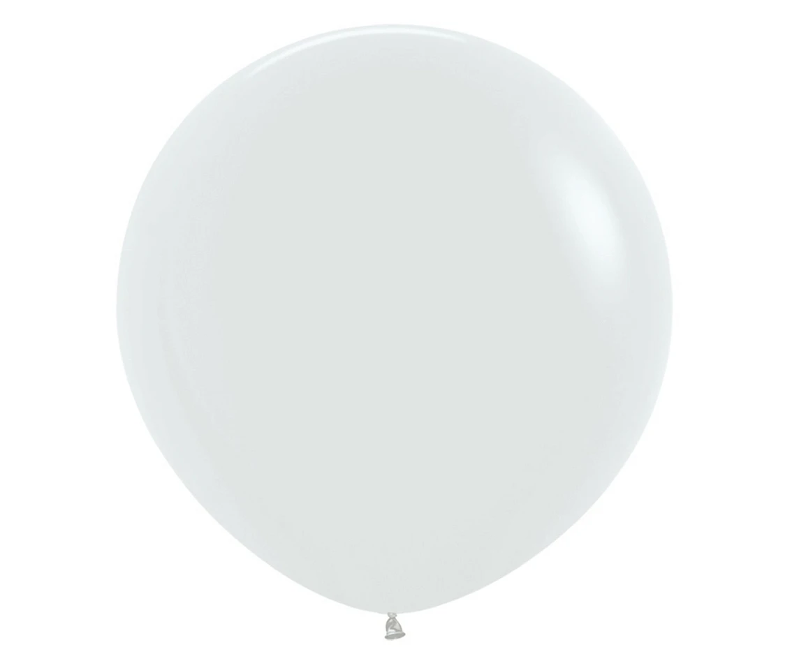 Balony Sempertex 24", (white) Białe, 3 szt.