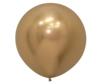 Balony Sempertex 24", (reflex gold) Chromowane Złote, 3 szt.