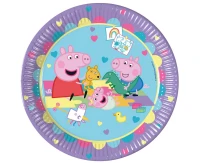Talerzyki papierowe Peppa Pig, next generation, 23 cm, 8 szt. (FSC)