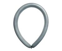 Balony Decomex, M260 pastel szare, 100 szt.