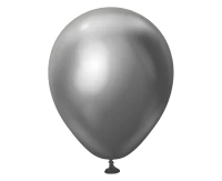 Balony Kalisan 5", (mirror space grey) mirror grafitowe, 100 szt.