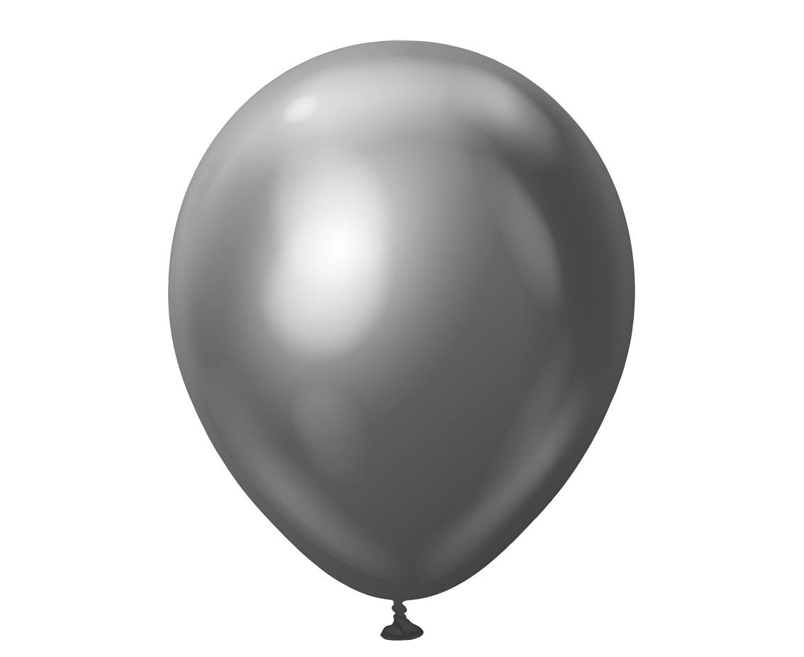 Balony Kalisan 12", (mirror space grey) mirror grafitowe, 50 szt.