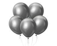 Balony Kalisan 18", (mirror space grey) mirror grafitowe, 25 szt.