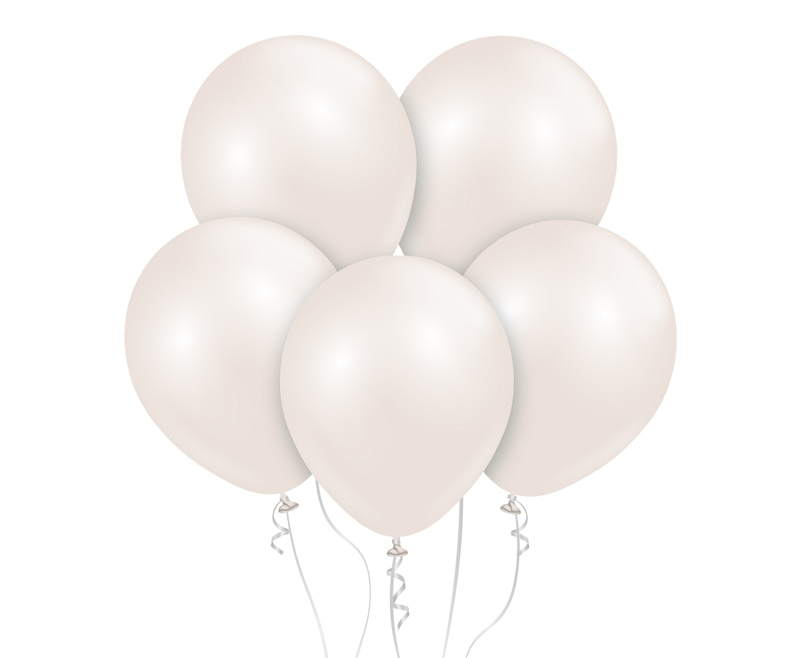 Balony Kalisan 18", (aura beige cream) aura kremowy beż, 25 szt.