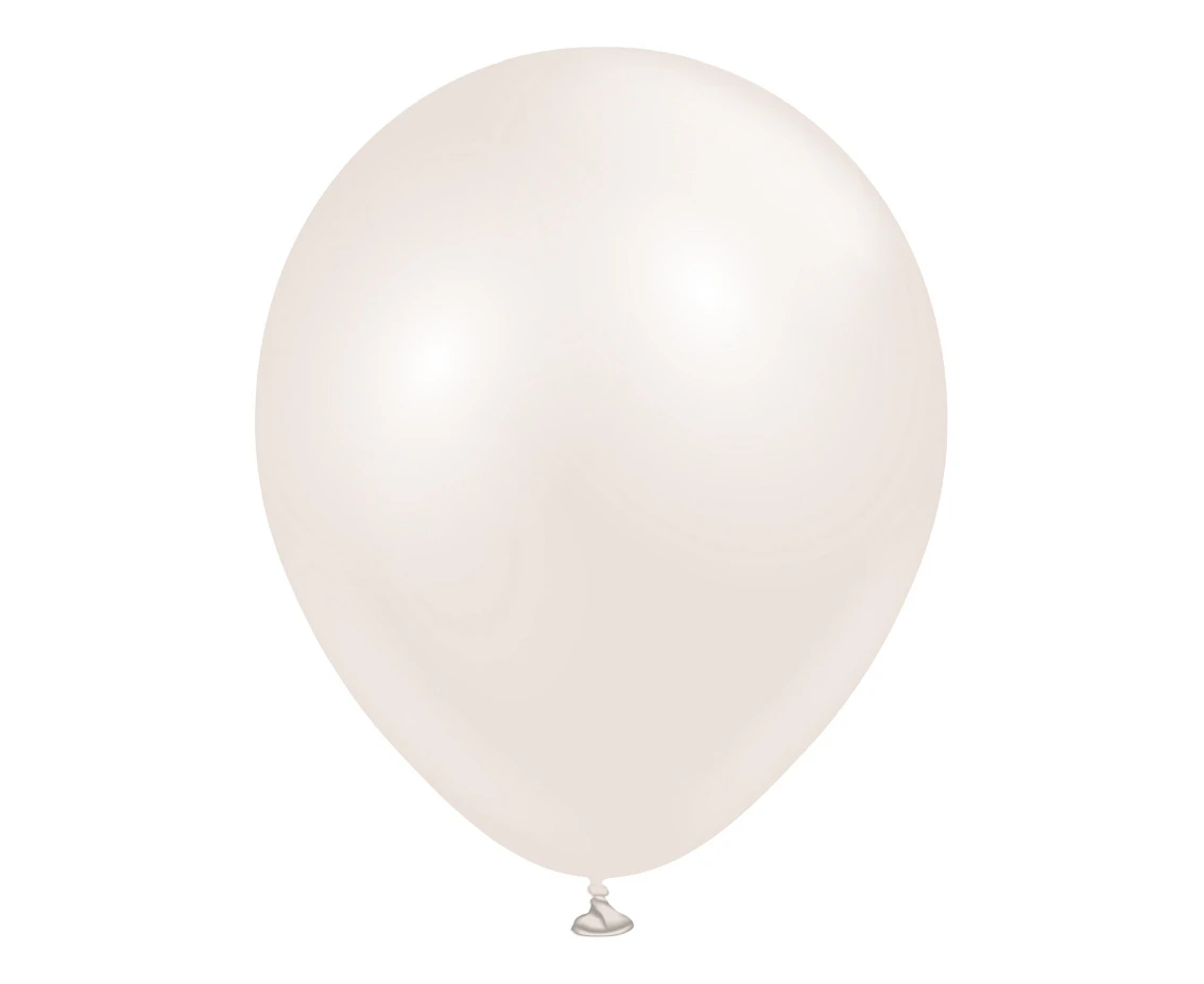 Balony Kalisan 18", (aura beige cream) aura kremowy beż, 25 szt.