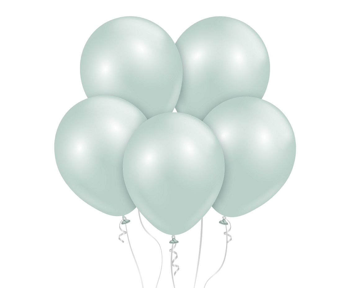 Balony Kalisan 18", (aura ice mint) aura miętowe, 25 szt.