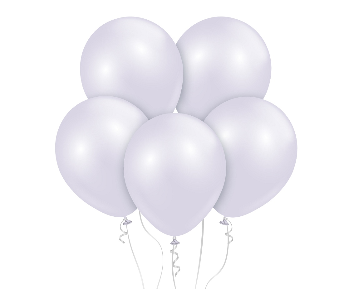 Balony Kalisan 18", (aura lavender fog) aura lawendowa mgła, 25 szt.