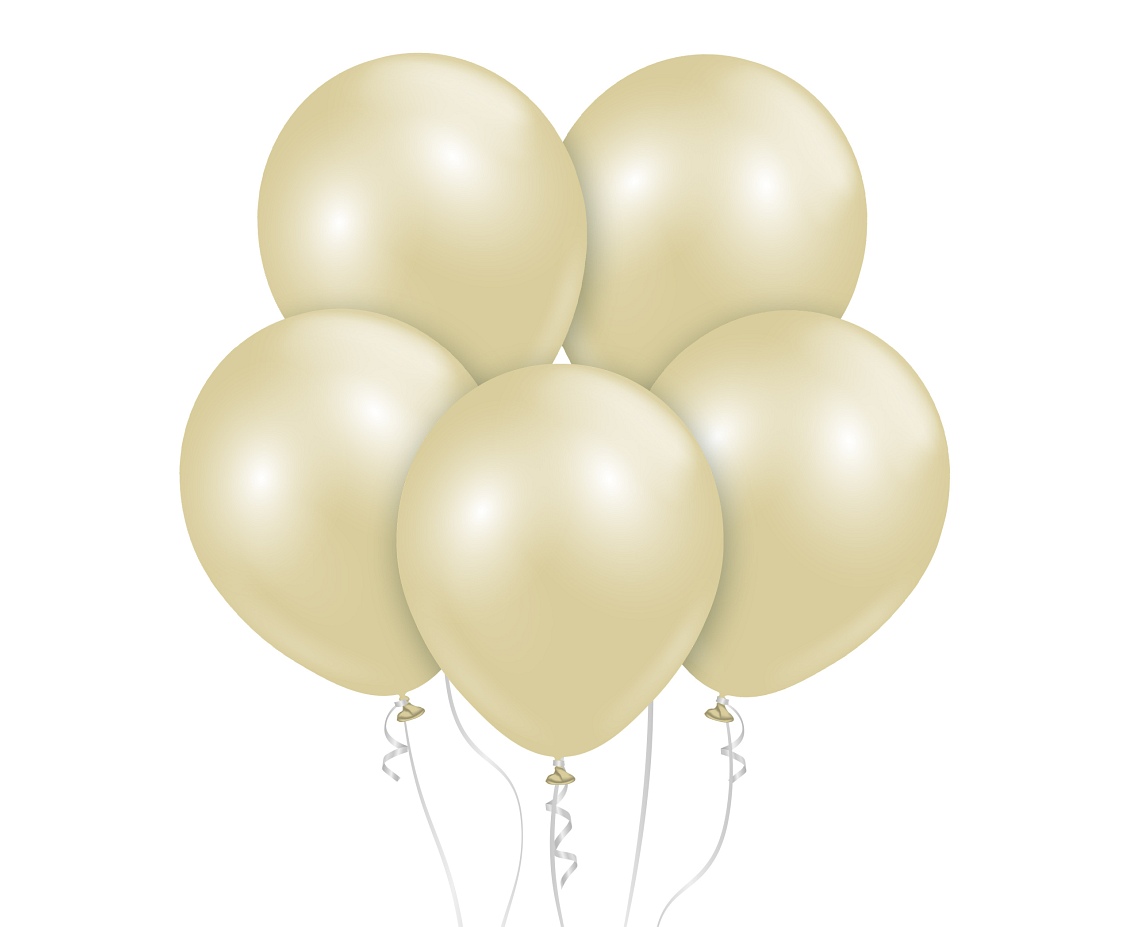 Balony Kalisan 18", (aura antique gold) aura antyczne złoto, 25 szt.