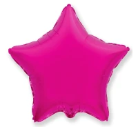 Balon foliowy 18" FX - Gwiazda (ciemnoróżowa), niepakowany