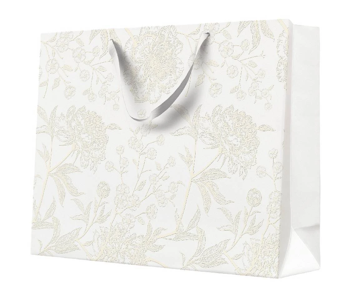 Torebka prezentowa Biały kraft, 54x44x16 cm
