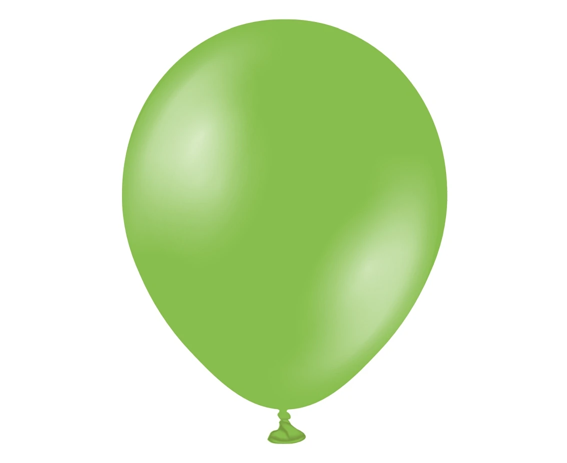 Balony Kalisan 5", metalik limonkowe (Metallic Lime), 50 szt.
