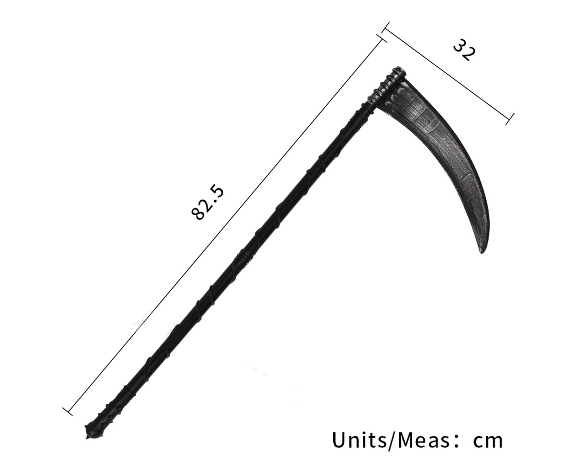 Kosa czarna 82 x 32 cm