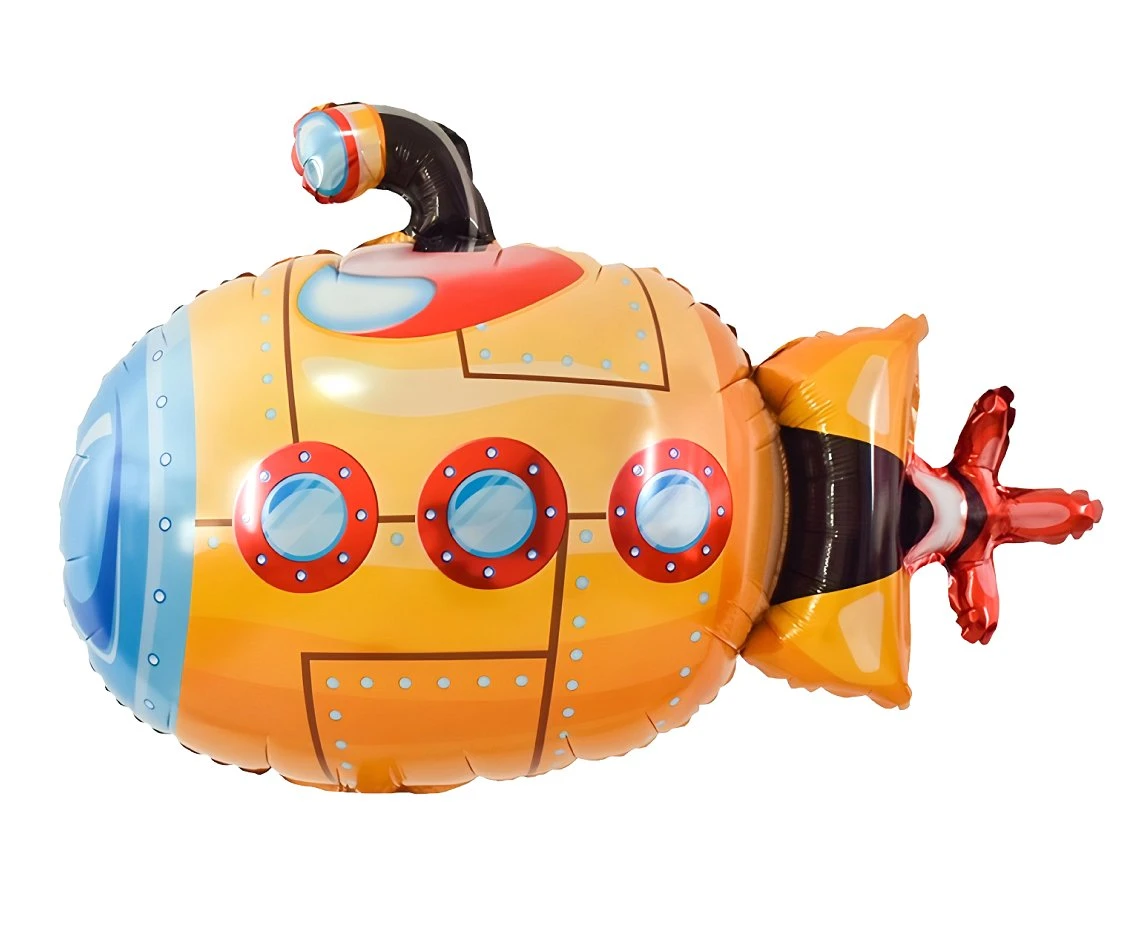 Balon foliowy Łódź podwodna, 73x47cm