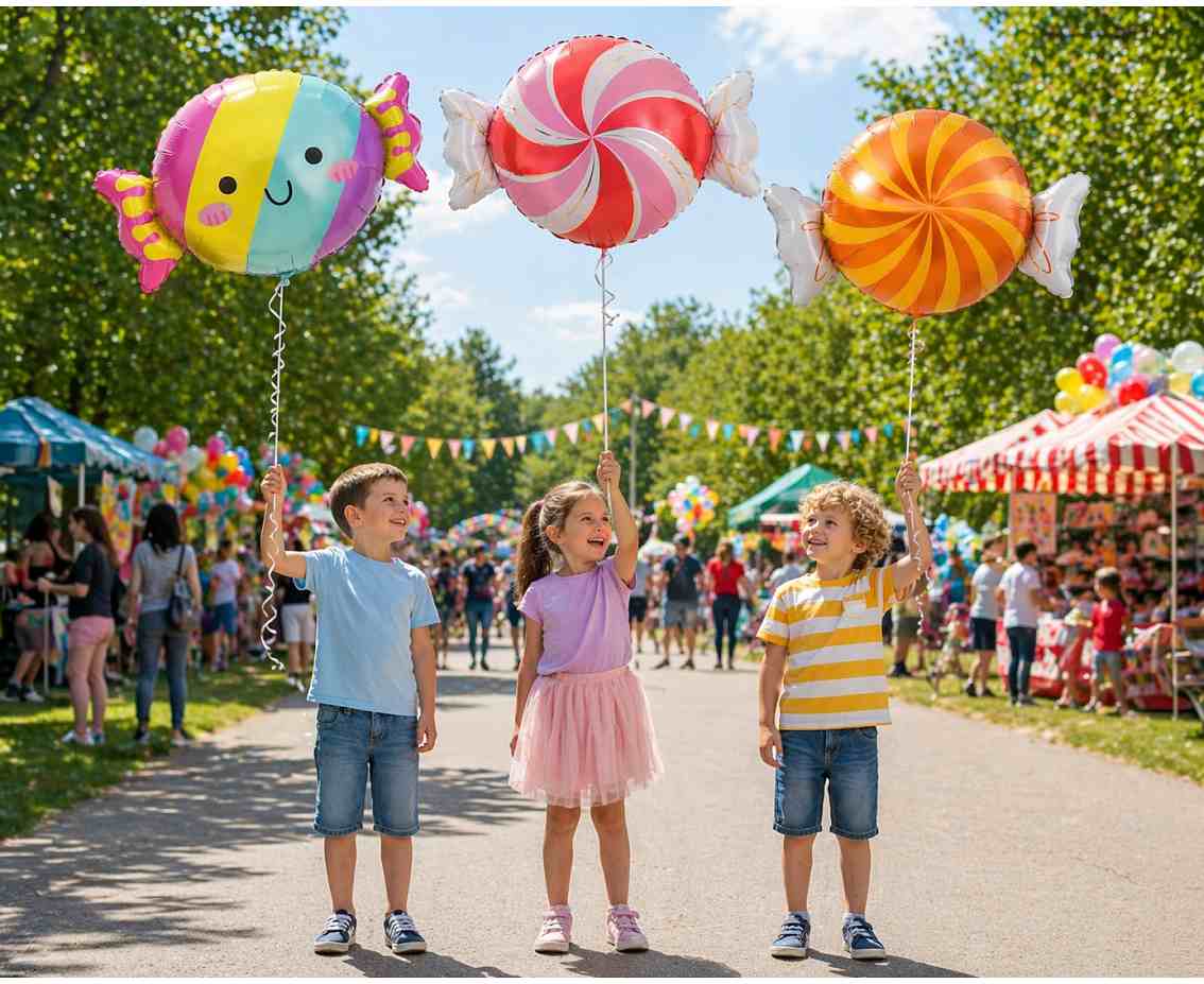 Balon foliowy Cukierek, 34x48cm