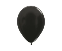 Balony Sempertex 5", (metallic black) Metallic Czarne, 50 szt.