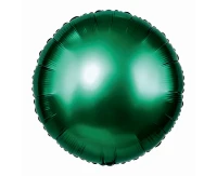 Balon foliowy 18" Okrągły, butelkowa zieleń
