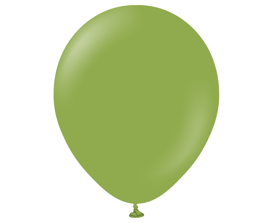 Balony Kalisan 18", standard matcha (Matcha Green), 25 szt.