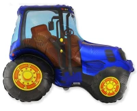 Balon foliowy 24" FX - Traktor (niebieski), niepakowany