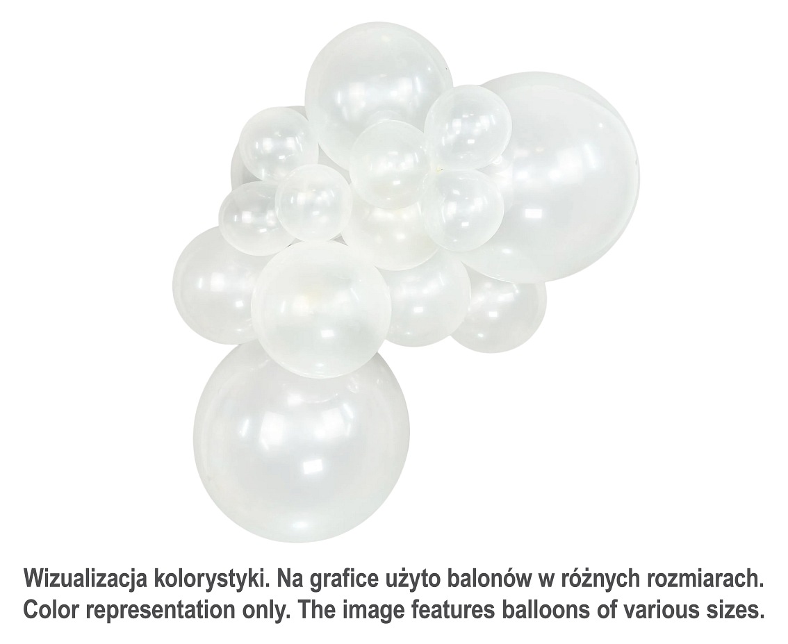 Balony Sempertex 12", (crystal clear) Przezroczyste, 50 szt.