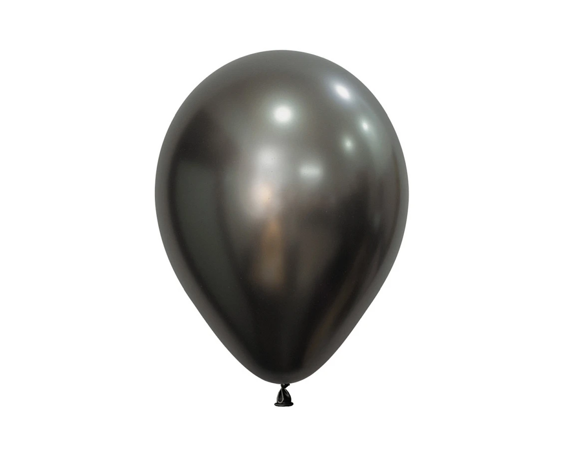 Balony Sempertex 5", (silk midnight grey) Silk, Ciemnoszare, 50 szt.