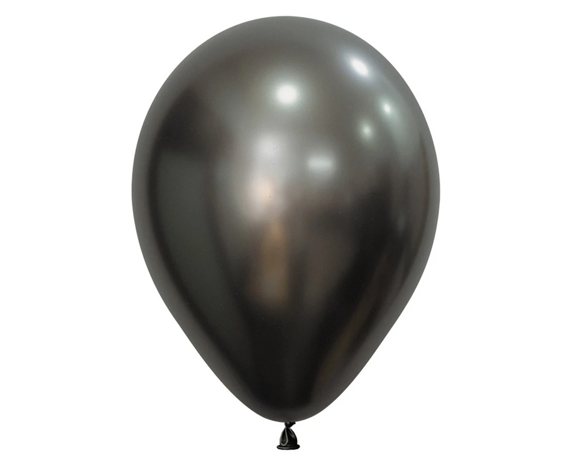 Balony Sempertex 12", (silk midnight grey) Silk, Ciemnoszare, 50 szt.