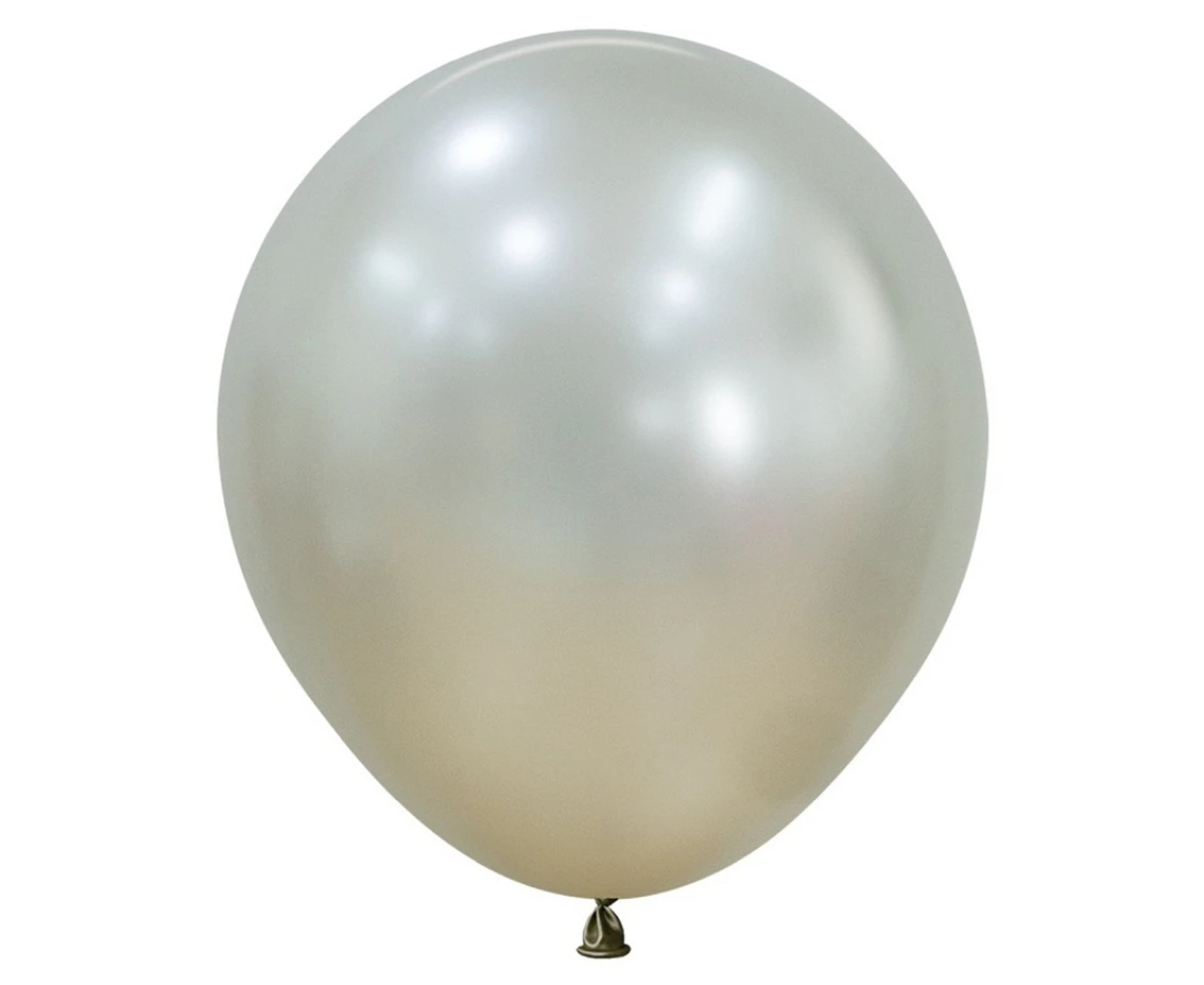 Balony Sempertex 18", (silk cream pearl) Silk, Kremowo-perłowe, 15 szt.