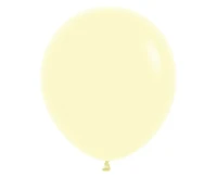 Balony Sempertex 18", (pastel matte yellow) Matowe Żółte, 25 szt.