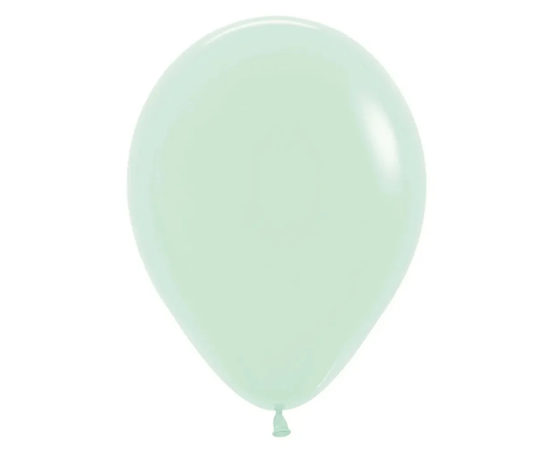 Balony Sempertex 12", (pastel matte green) Matowe Zielone, 50 szt.
