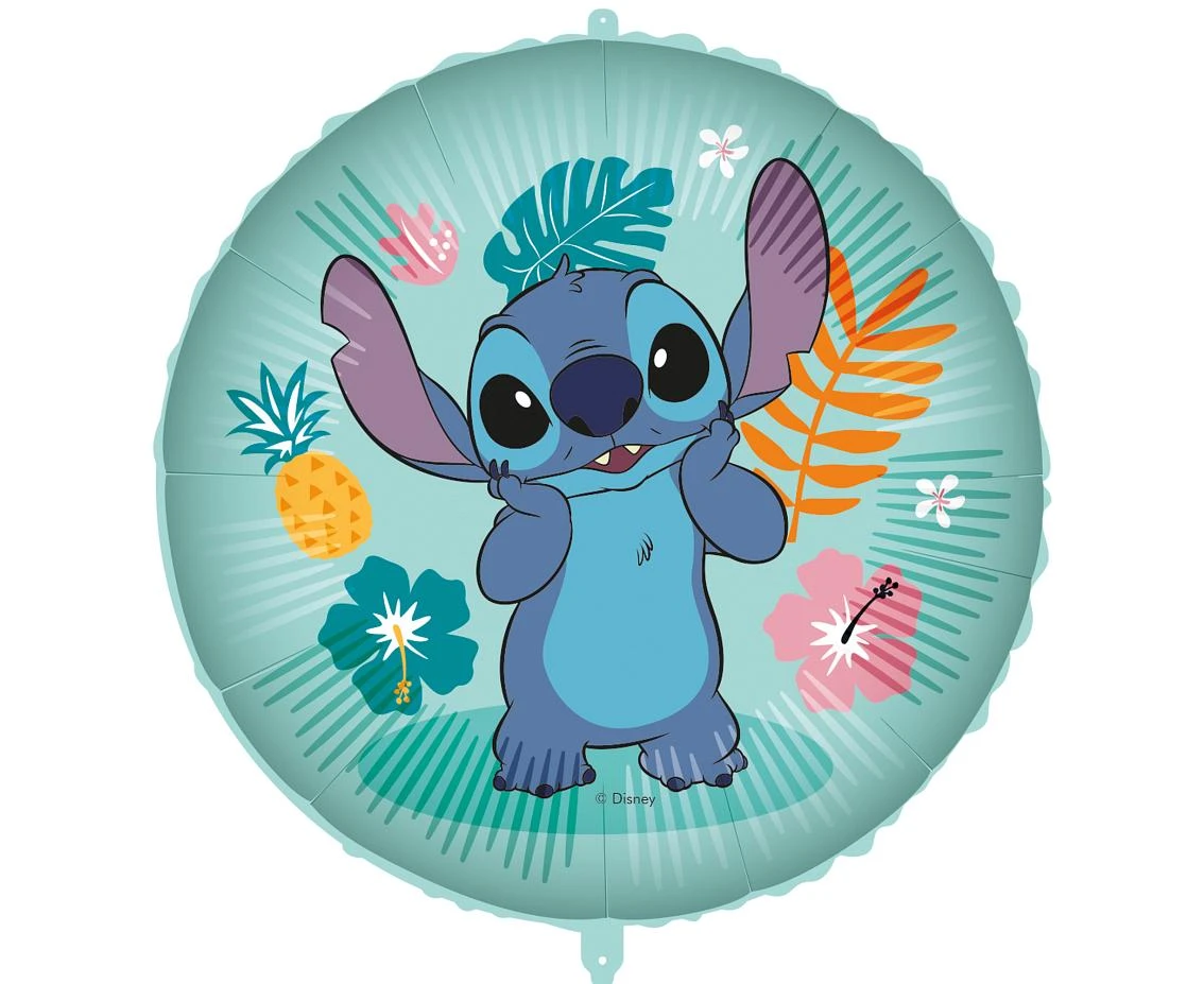 Balon foliowy Stitch & Angel, Hawaii, 46cm, 1 szt.