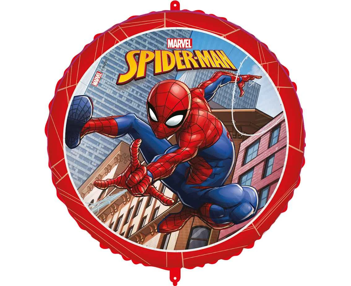 Balon foliowy Spider-Man, Crime Fighter, 46cm, 1 szt.