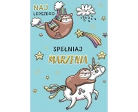 Kartka okolicznościowa  A5 Leniwce na Tęczach , 1 szt.