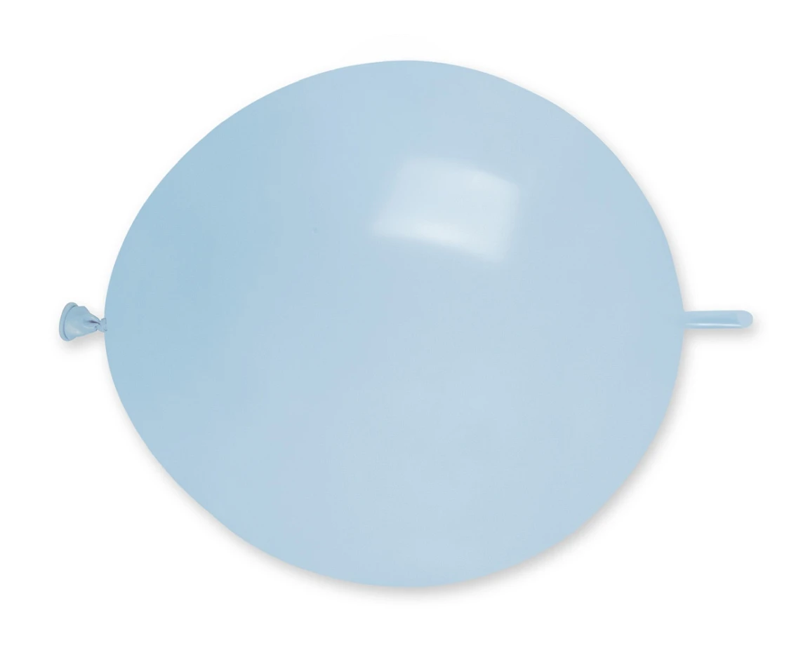 Balony Gemar GL13, do girland, pastel pudrowe błękitne, 100szt.