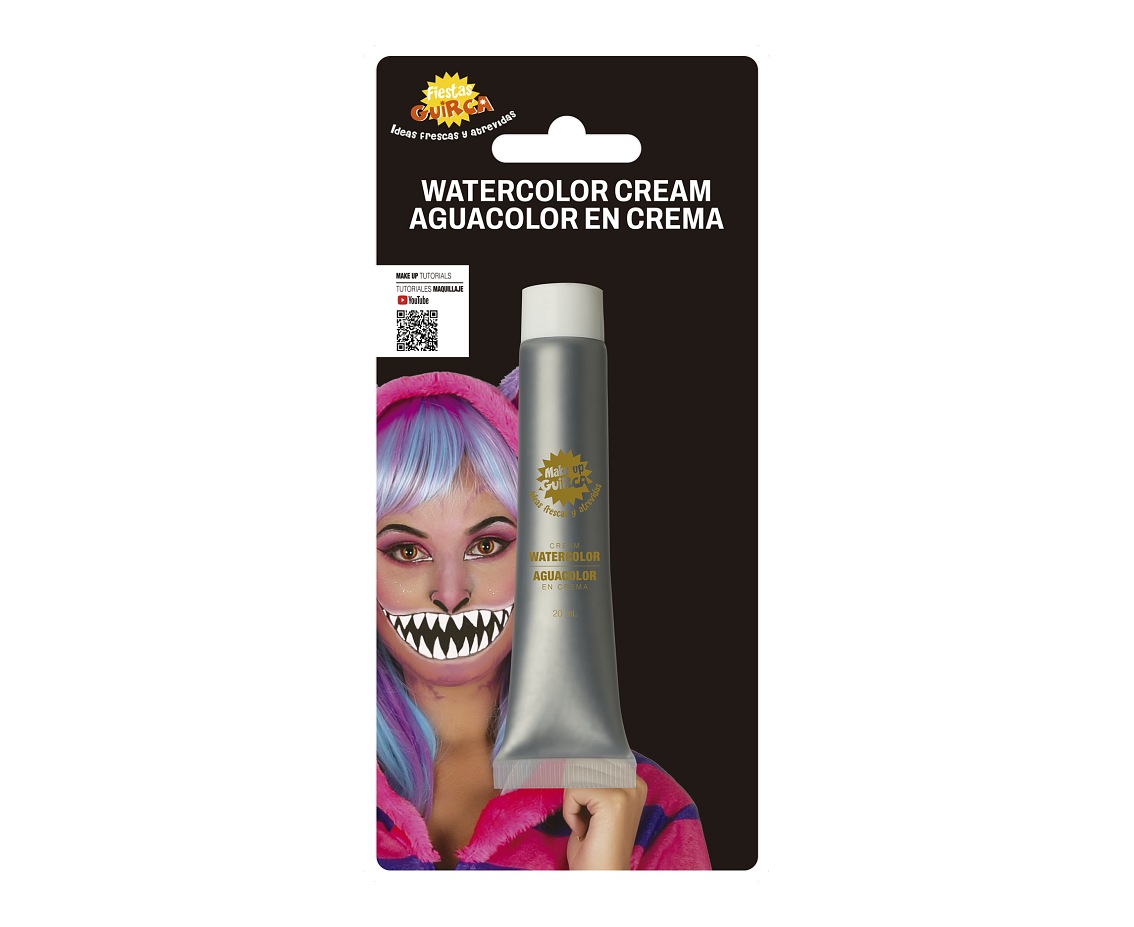Farba do twarzy, srebrna, 20 ml