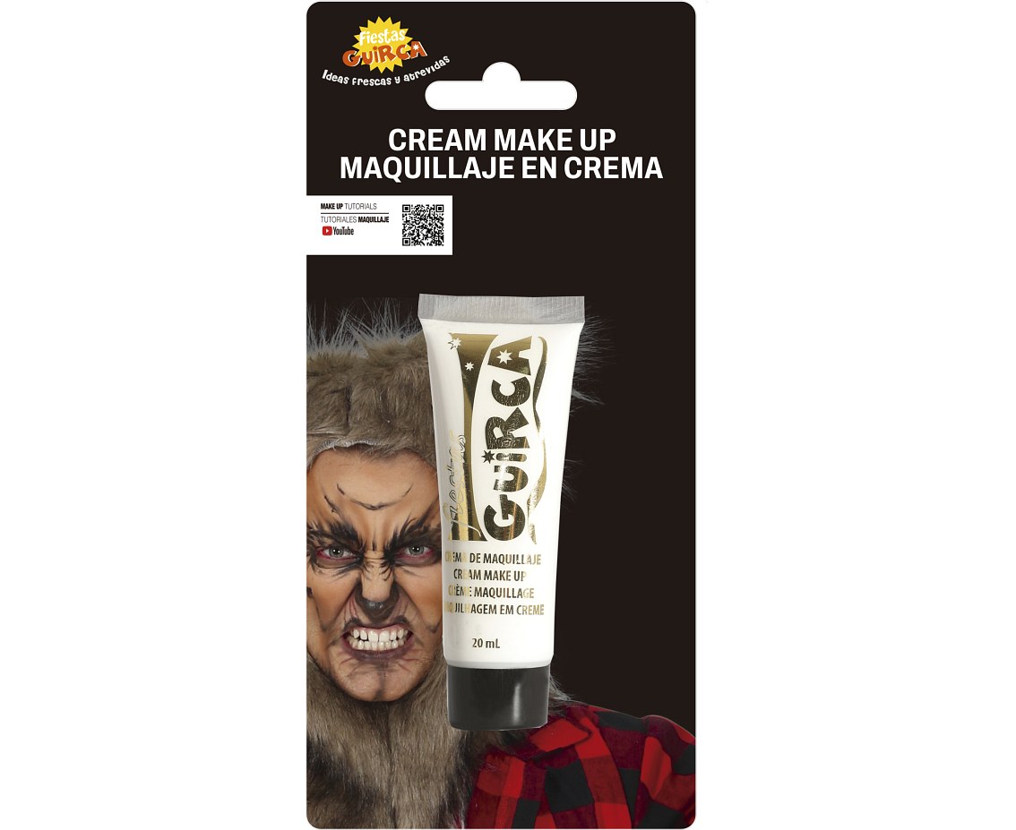 Farba do twarzy, biała, 20 ml