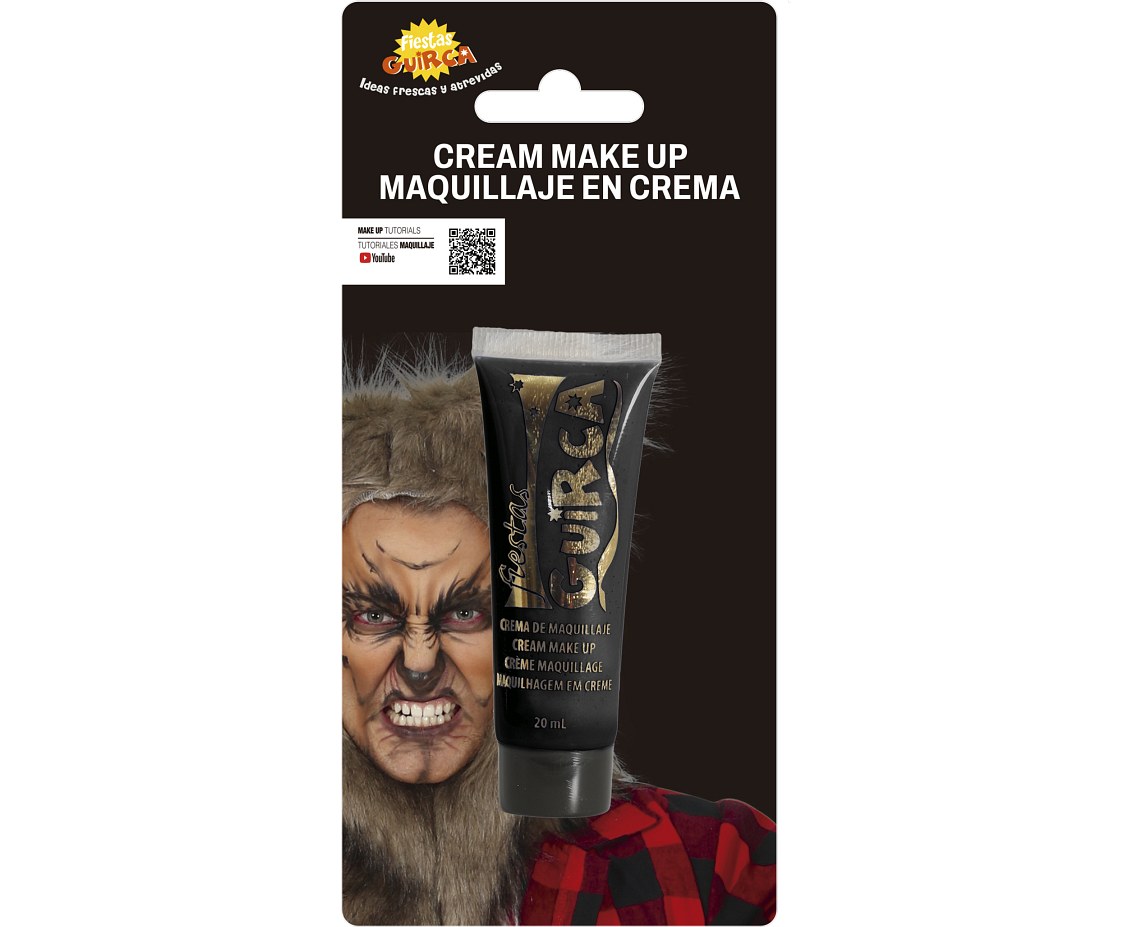 Farba do twarzy, czarna, 20 ml