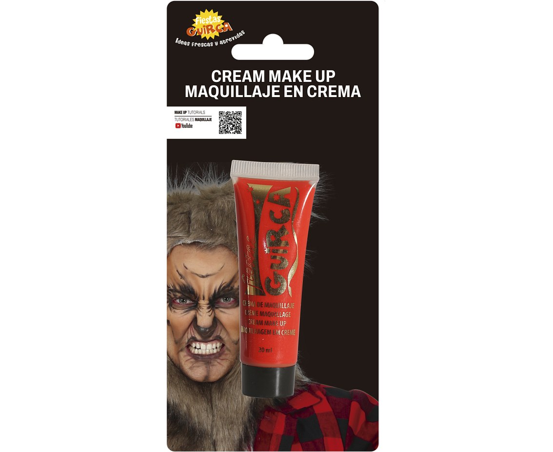 Farba do twarzy, czerwona, 20 ml