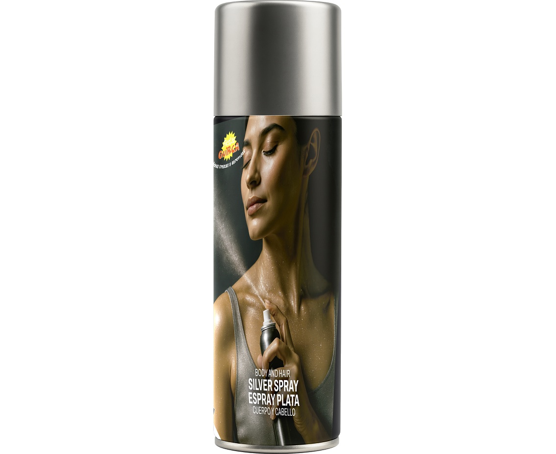 Spray do ciała, 75 ml, srebrny