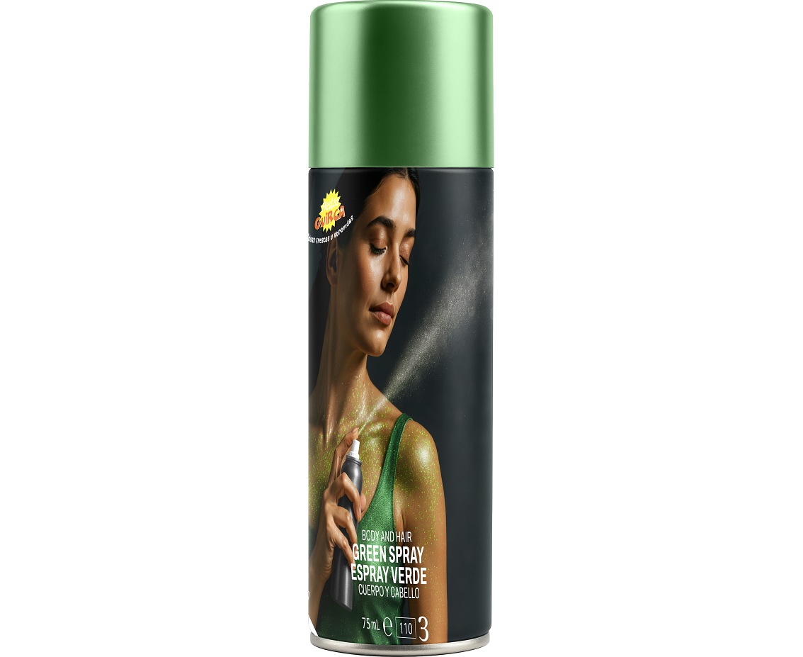 Spray do ciała, 75 ml, zielony