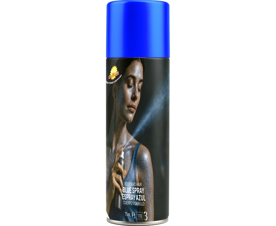 Spray do ciała, 75 ml, niebieski